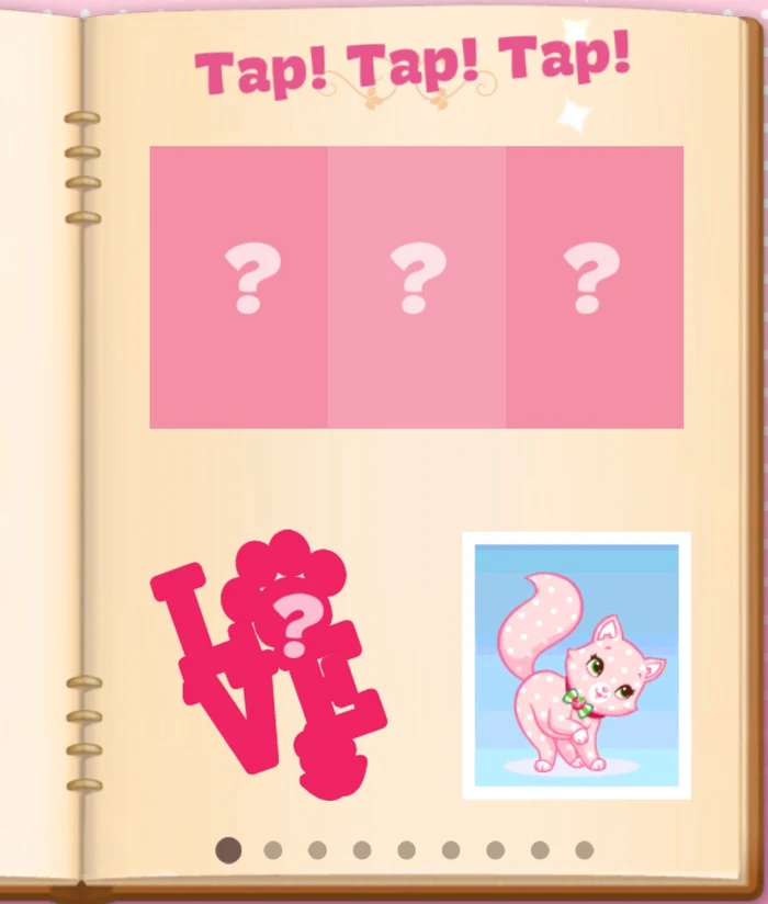 Themed pages in the Sticker Book
